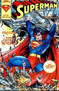 Superman #06 (5/1991): ...fantastyczny Brainiac;...umrzeć ze śmiechu w Metropolis!