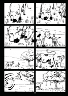 Pastwiskowa historia (MFK 2008; scen. i rys. Artur Ganczarek)