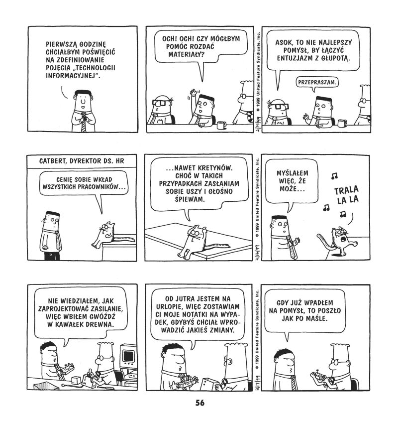 Dilbert #6: Losowe akty zarządzania 