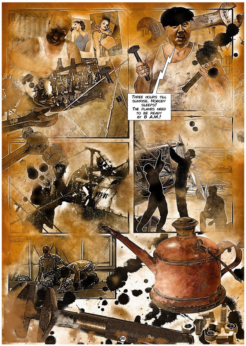 The Starry Squadron. A graphic novel